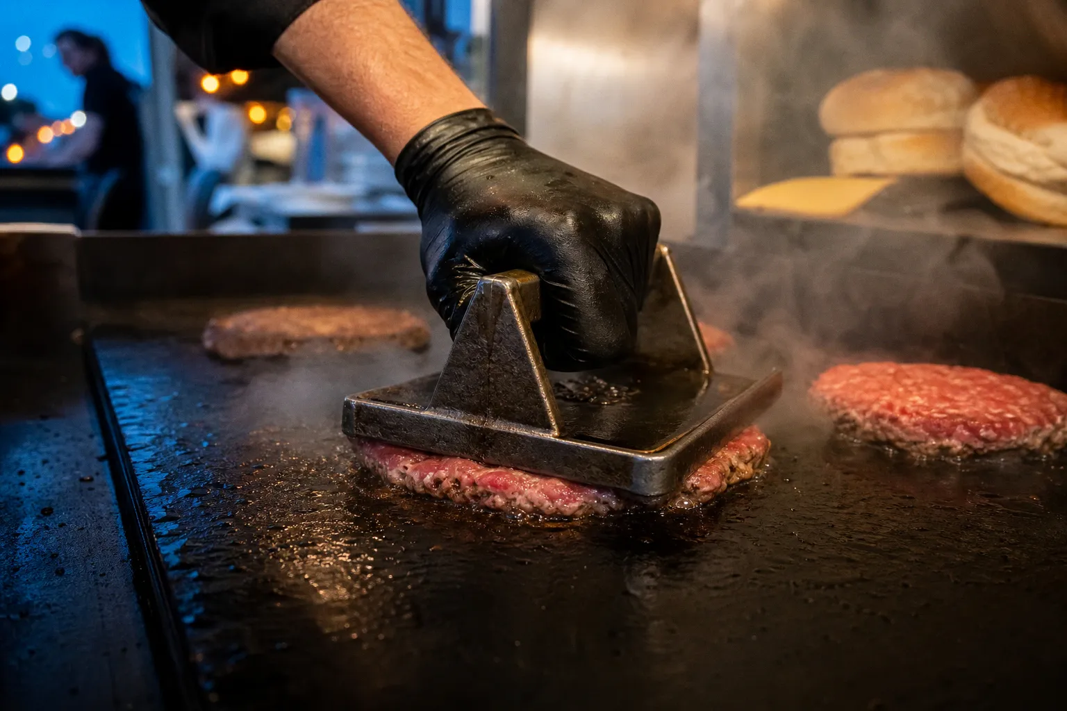 Smash burger croustillant : les étapes de la cuisson parfaite